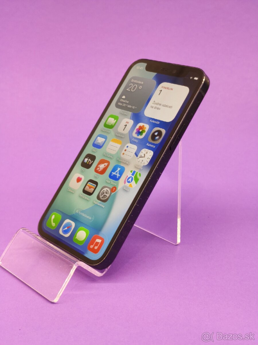 Iphone 12 mini 128GB, 8,5/10, Nová 🔋, ZÁRUKA