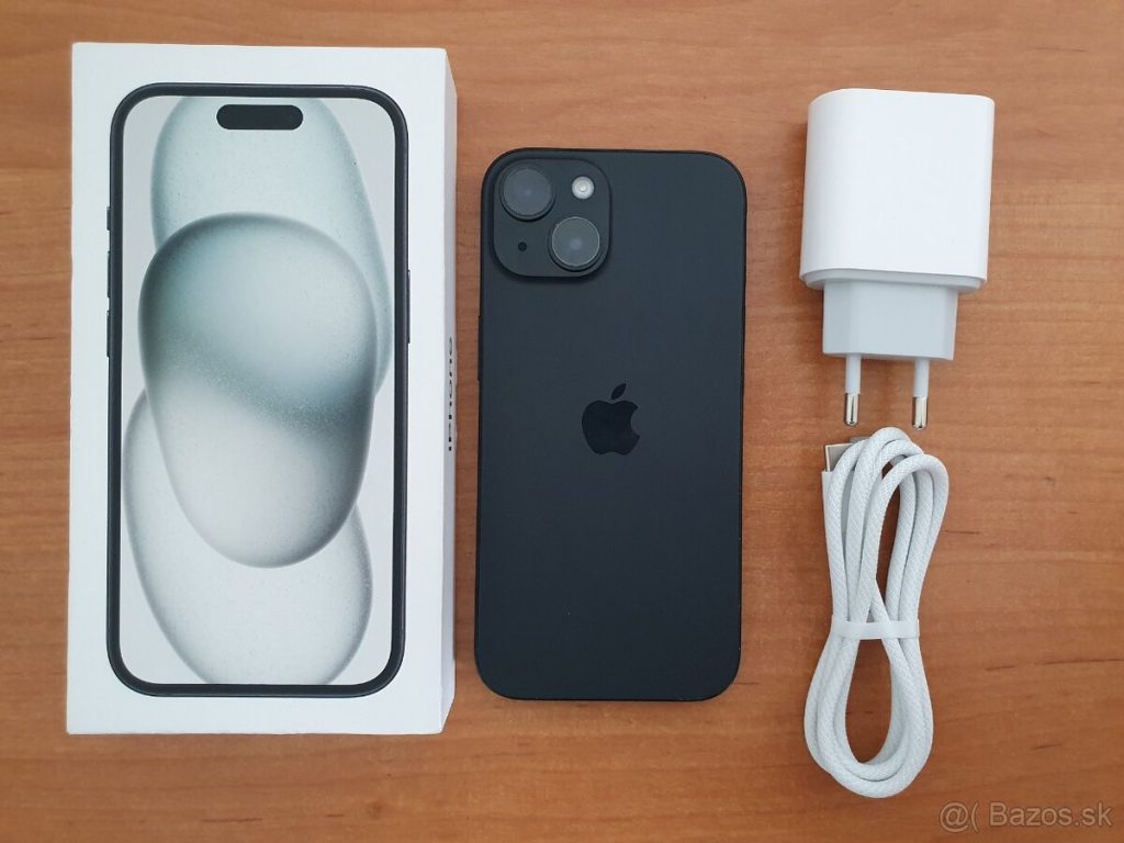 Apple iPhone 15 128GB 100% Zdravie batérie