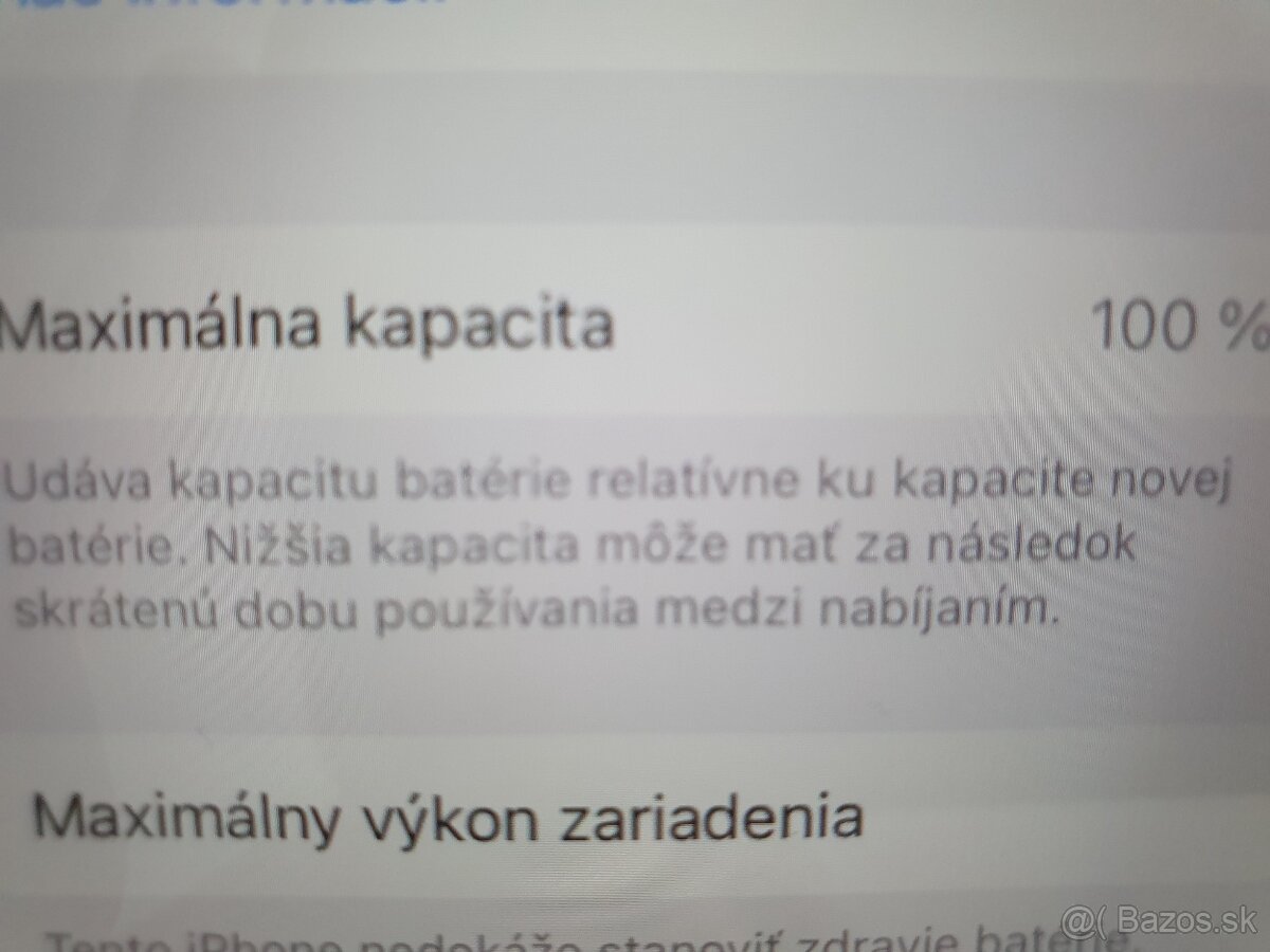 Apple iPhone 11 128GB 100% Zdravie batérie