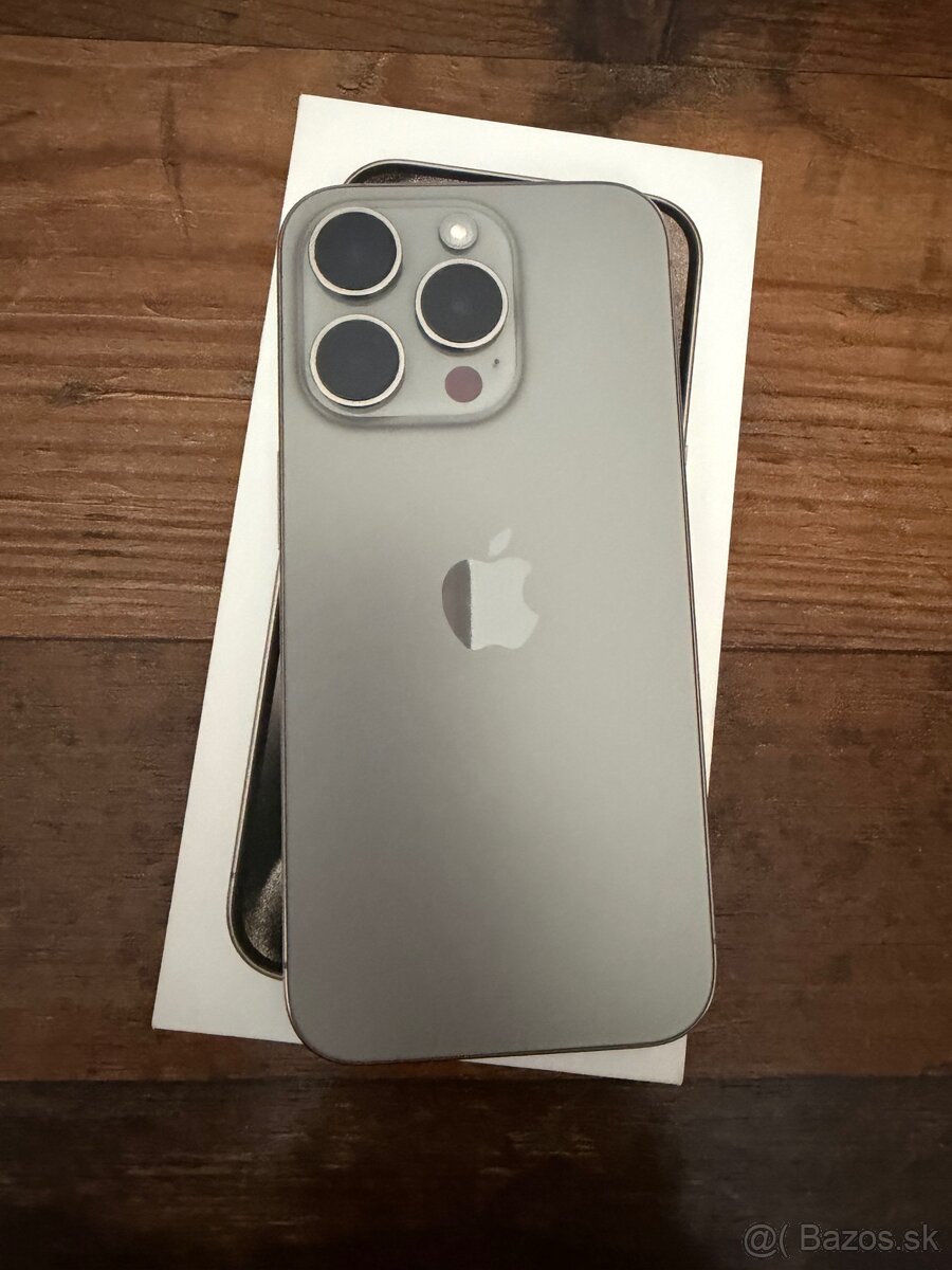 Predám iPhone 15 Pro Natural Titanium 128GB