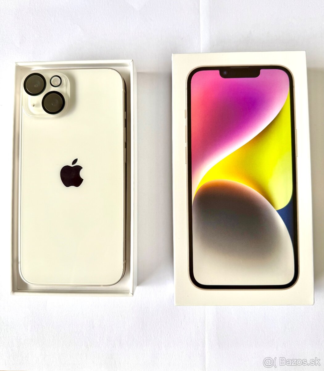 Apple iPhone 14 / 128 GB / Starlight / A2882