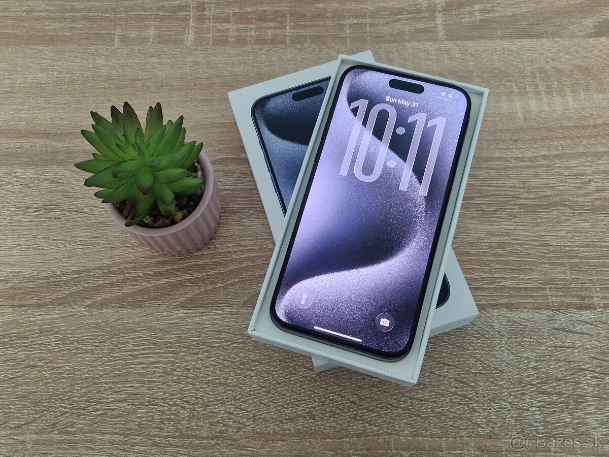 iPhone 15 Pro Max 256GB Blue Titanium