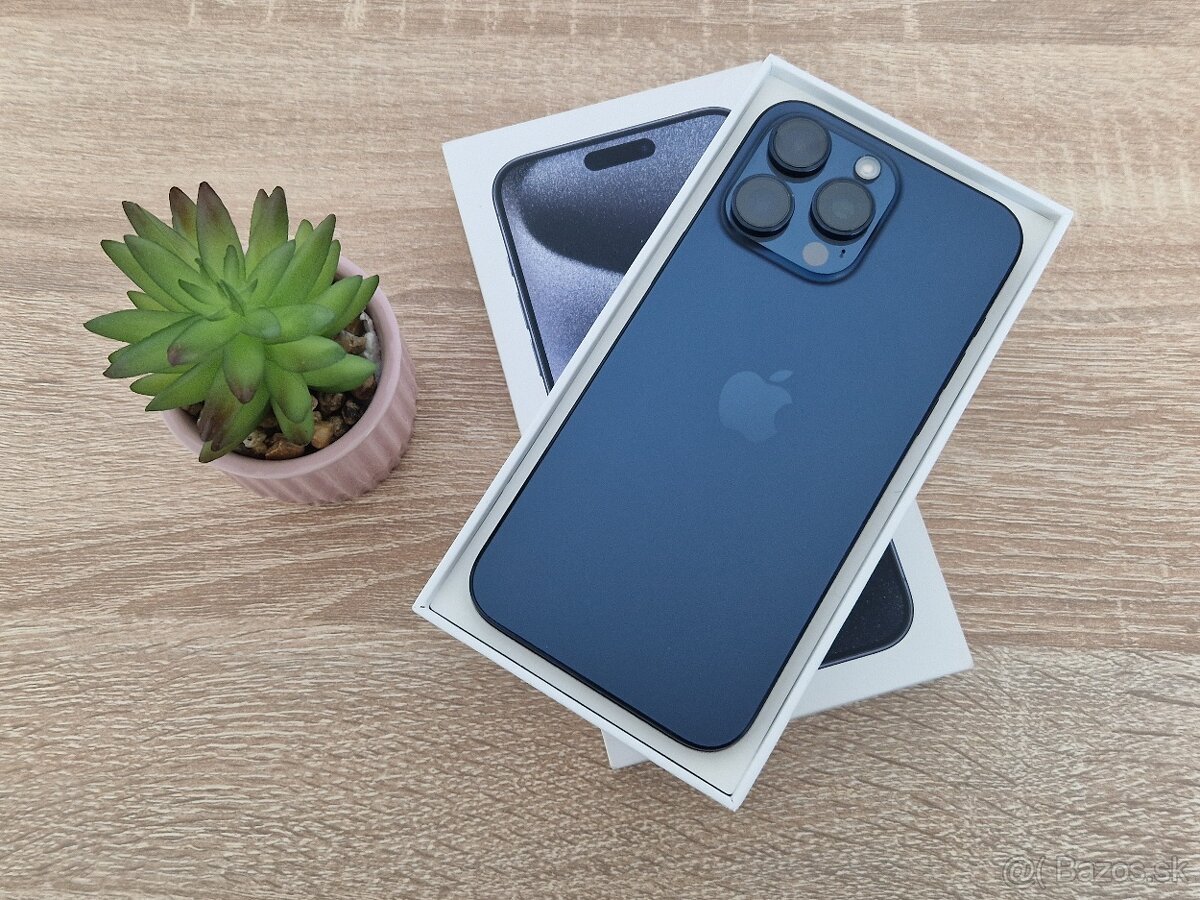 iPhone 15 Pro Max 256GB Blue Titanium
