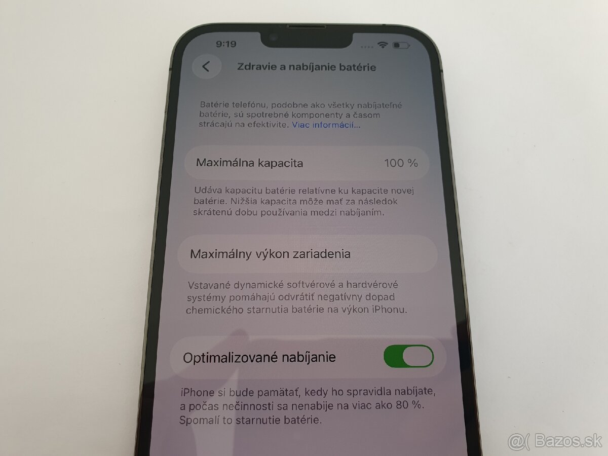 iPhone 13 PRO MAX 128GB 100% kapacita batérie