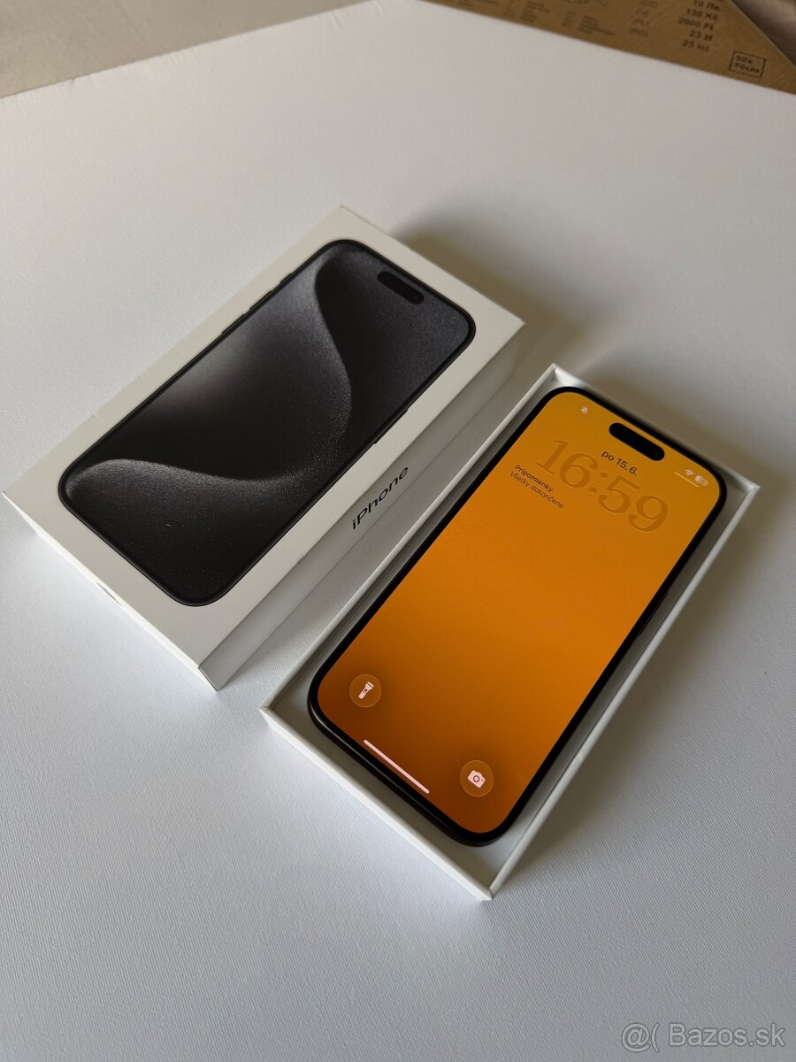 Iphon 15 Pro ,Black Titanium 256GB