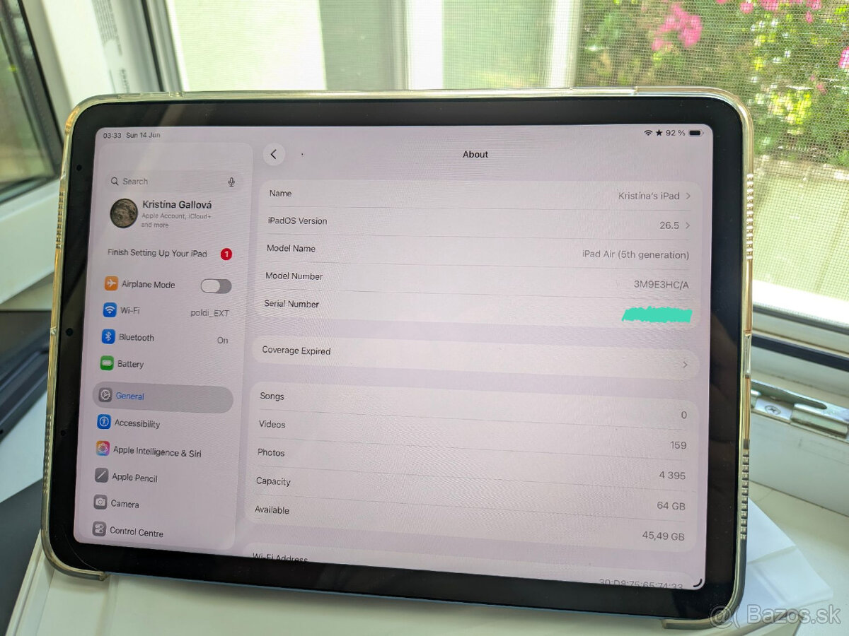 Ipad air M1 (Gen 5) + bonus
