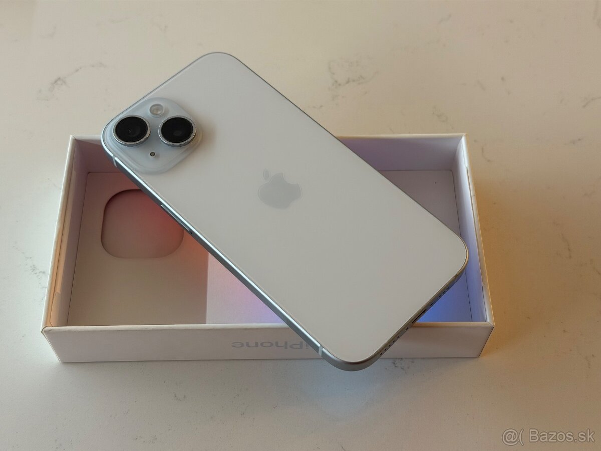 Predám iPhone 15, Blue, 256GB