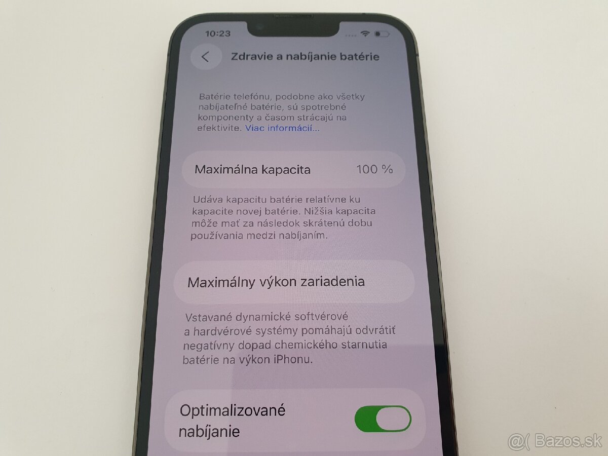iPhone 13 Pro 256GB 100% kapacita batérie