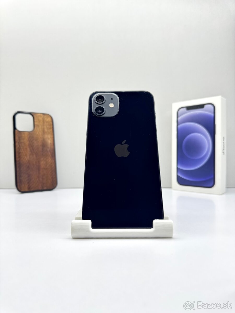 iPhone 12 BLACK TOP STAV 100% BATÉRIA+PRÍSLUŠENSTVO