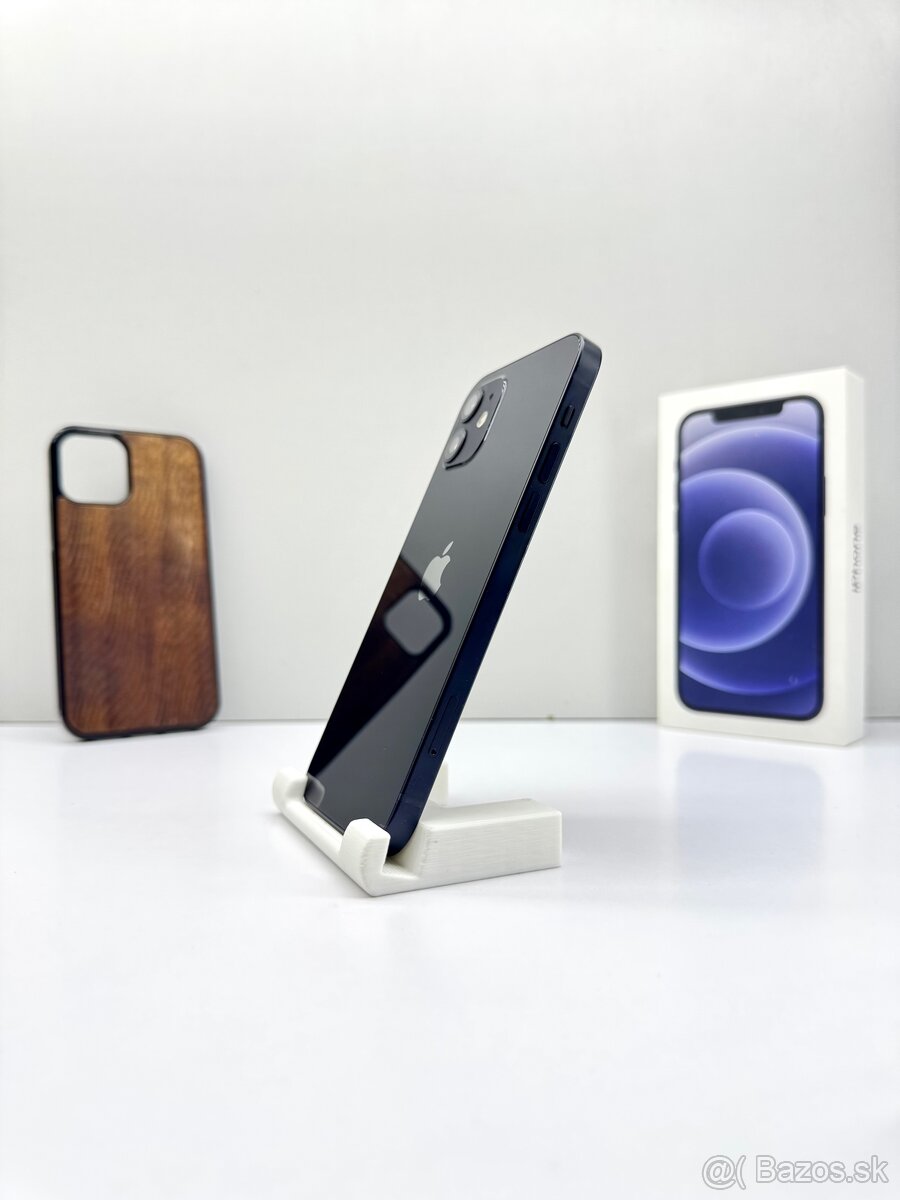 iPhone 12 BLACK TOP STAV 100% BATÉRIA+PRÍSLUŠENSTVO