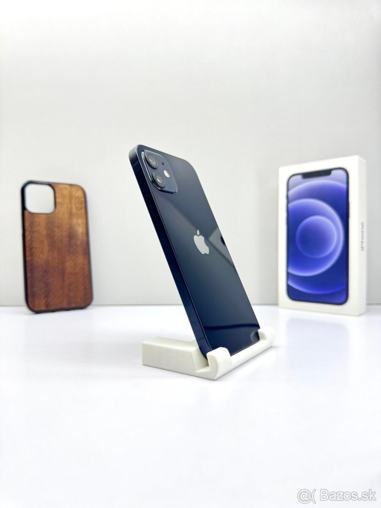 iPhone 12 BLACK TOP STAV 100% BATÉRIA+PRÍSLUŠENSTVO