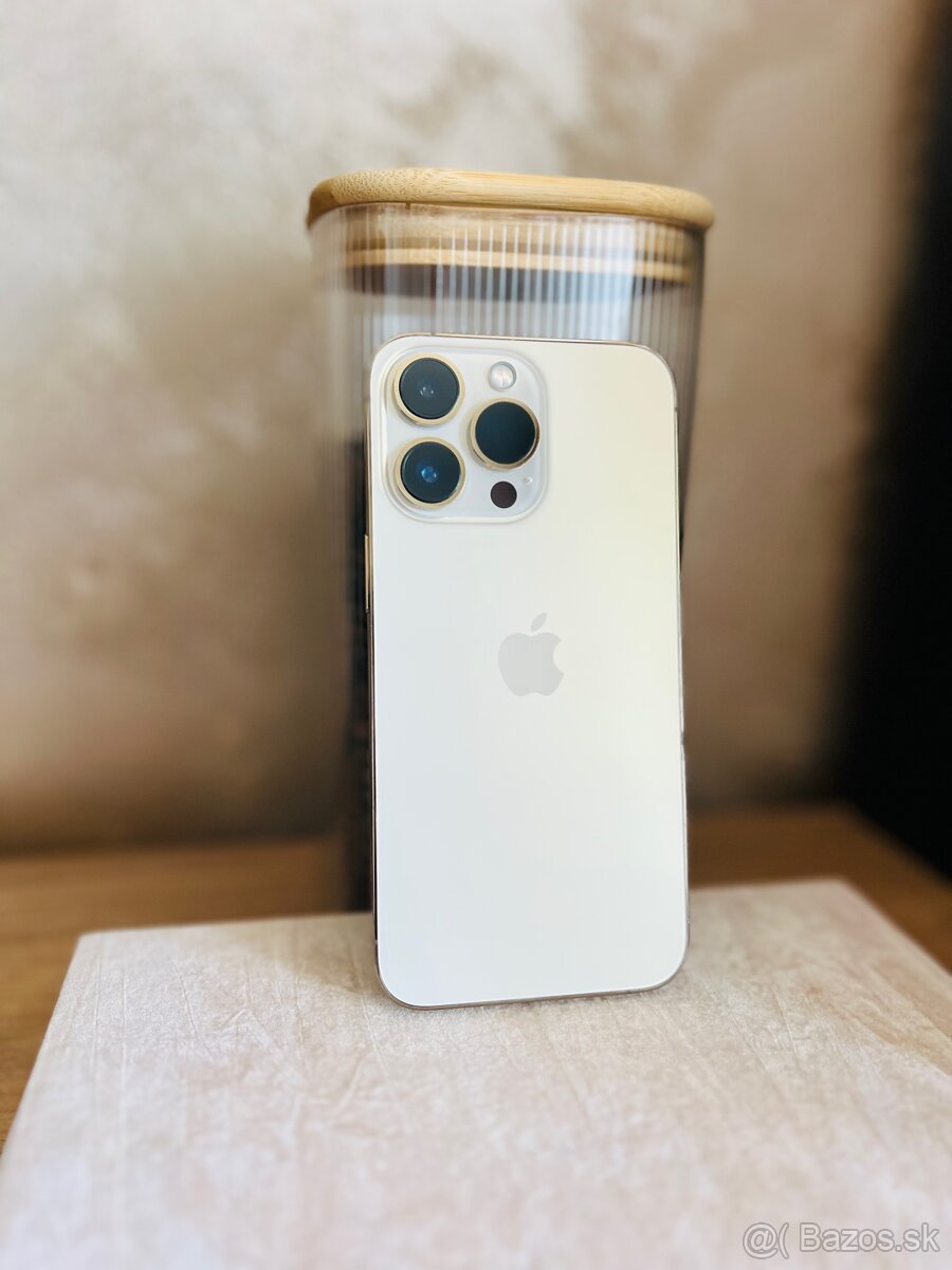 Zar 12M / iPhone 13 Pro gold, 512 GB, 100% orig.nova bateria