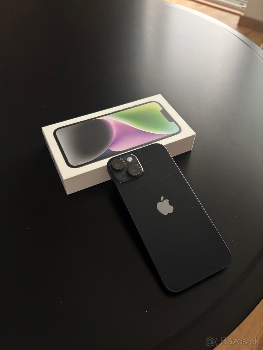 IPhone 14 128 GB “Midnight” V ZÁRUKE.