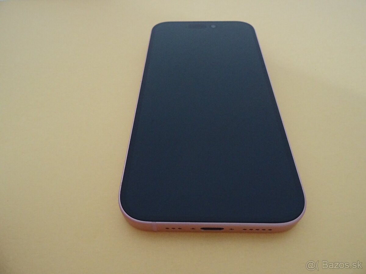 iPhone 15 128GB PINK- ZÁRUKA 1 ROK – 100% BATERIA