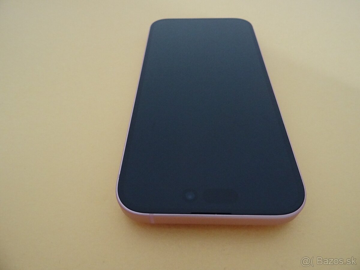 iPhone 15 128GB PINK- ZÁRUKA 1 ROK – 100% BATERIA
