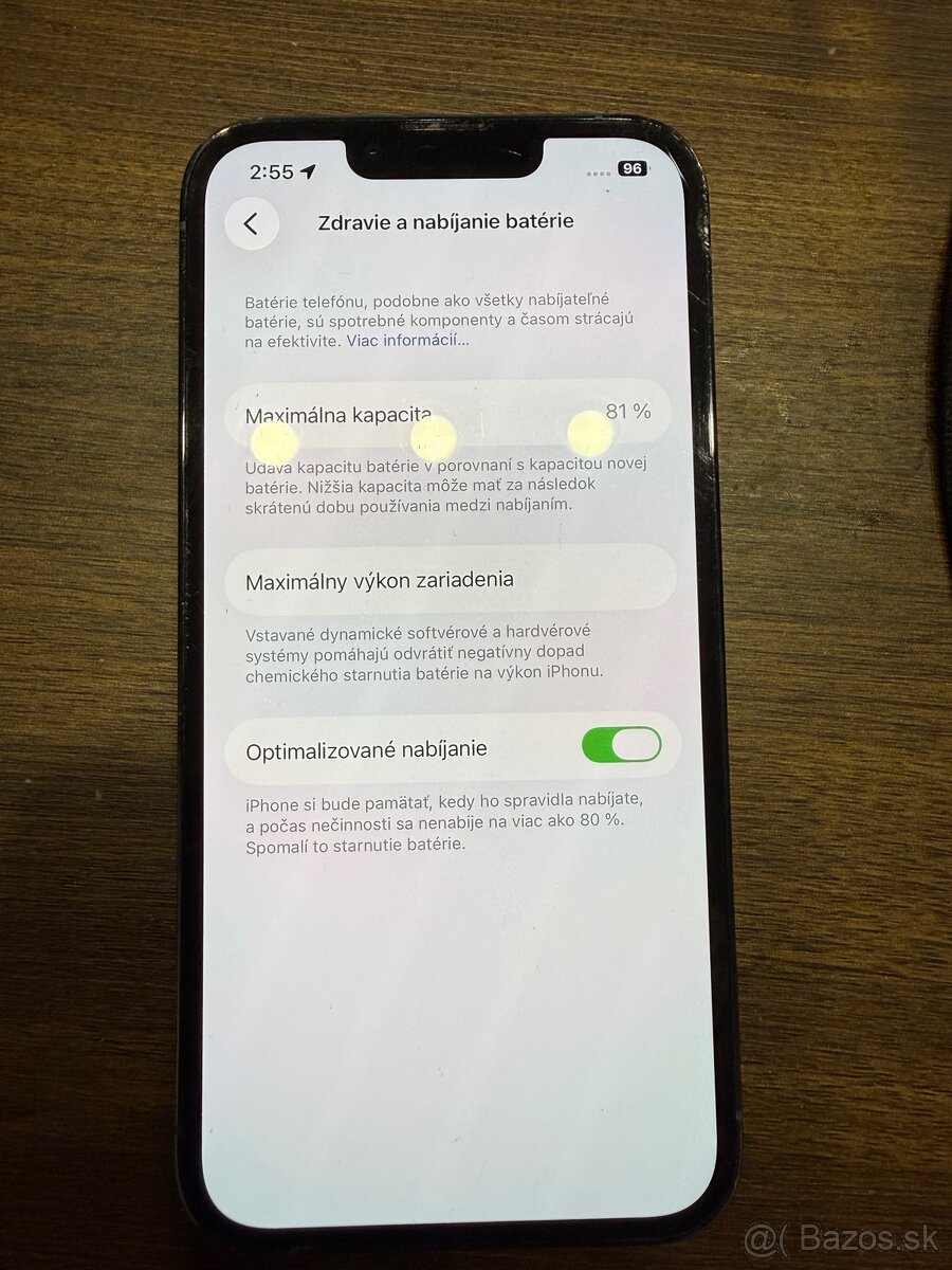AKCIA iPhone 13 Pro Silver – zachovalý, 81 % batéria
