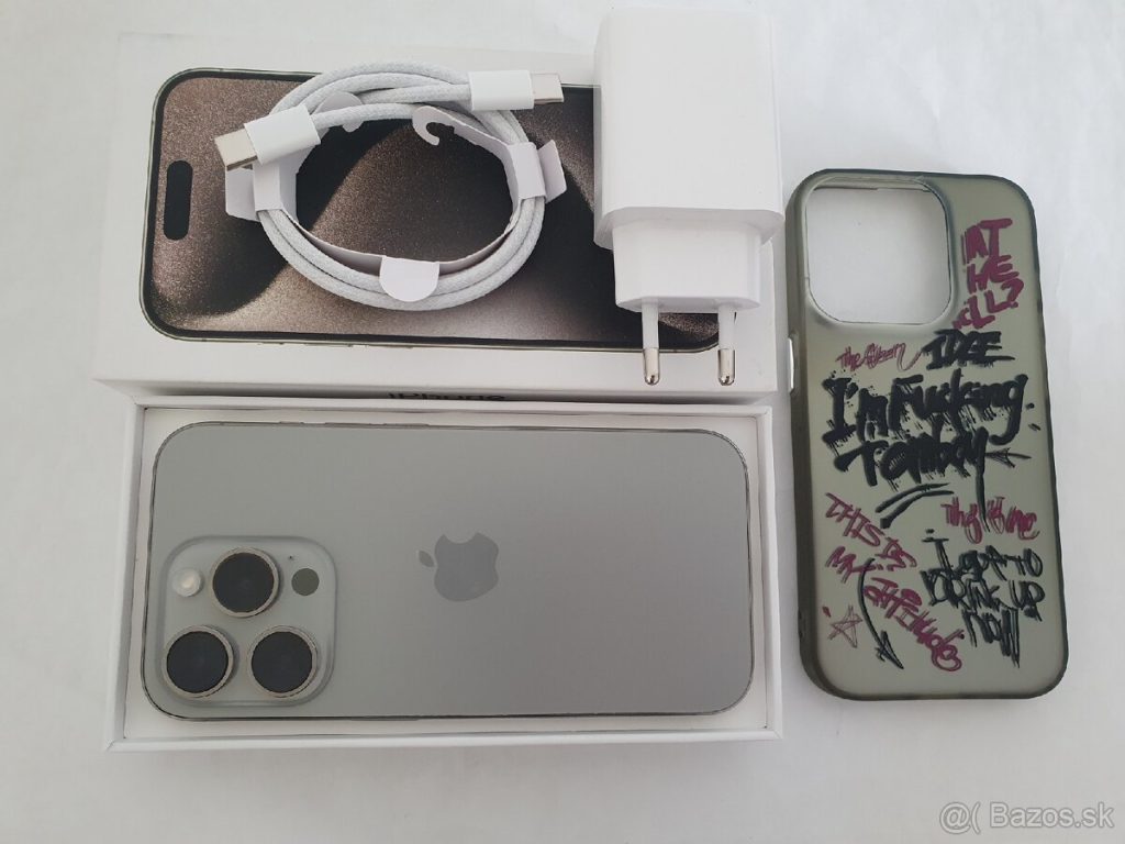 iPhone 15 PRO 128GB 100% kapacita batérie