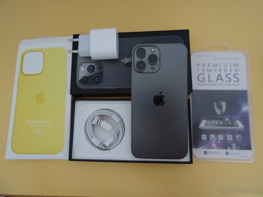 iPhone 13 PRO MAX 256GB GRAPHIT ZÁRUKA 1 ROK – 100% BATERIA