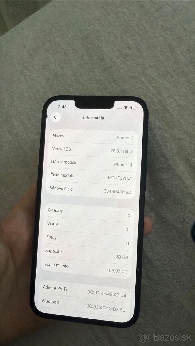 Apple iphone 14 black