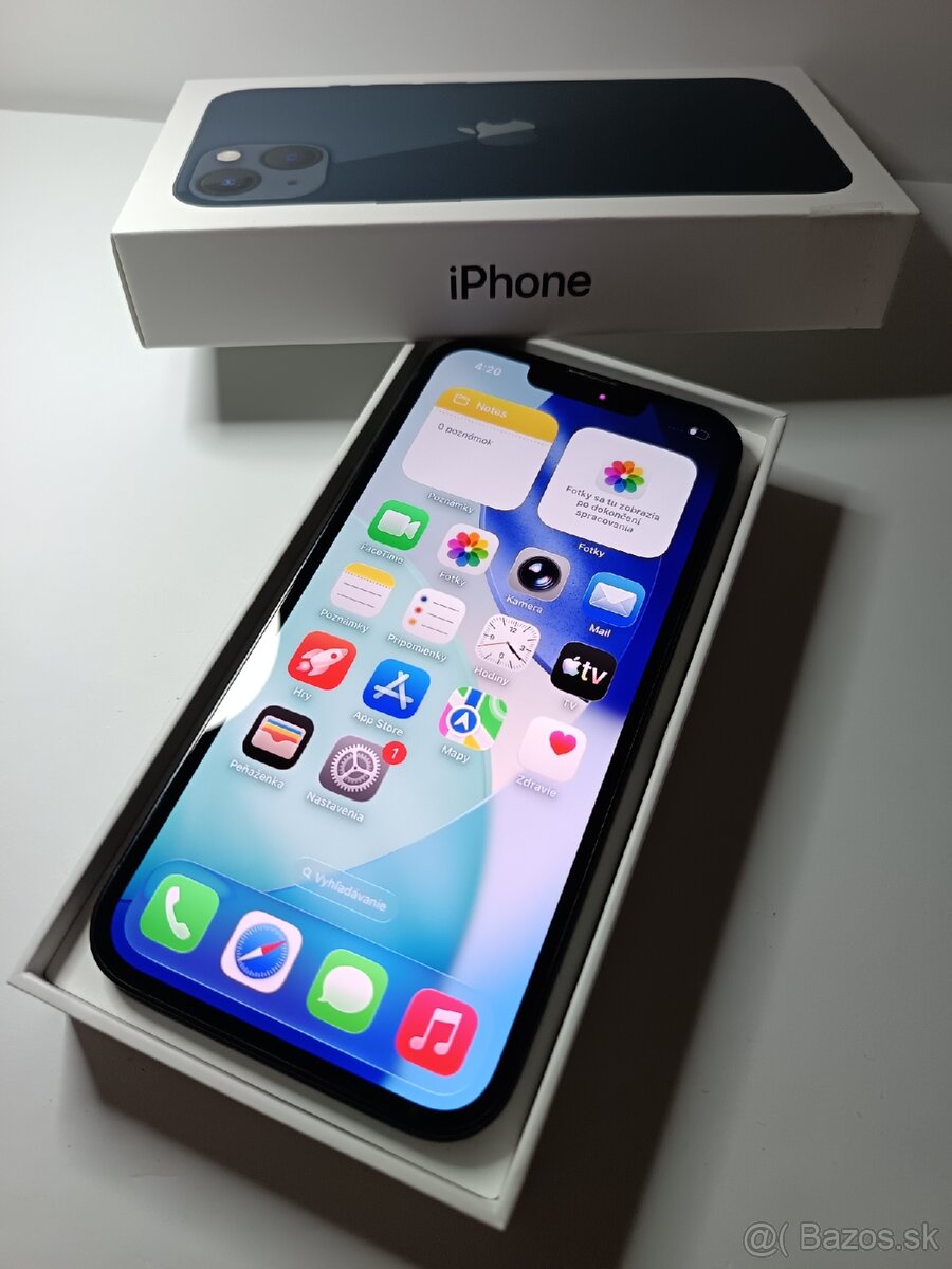 IPhone 13 Mini 128GB Black,ORIGINAL BAT.100% Top ponuka
