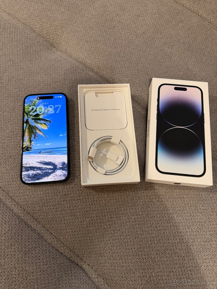 📱 iPhone 14 Pro 128 GB Black | Kompletné balenie