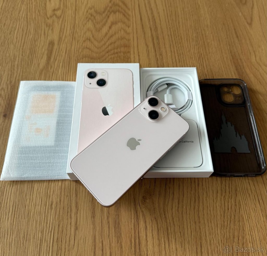 iPhone 13 128 gb Pink – komplet príslušenstvo , záruka