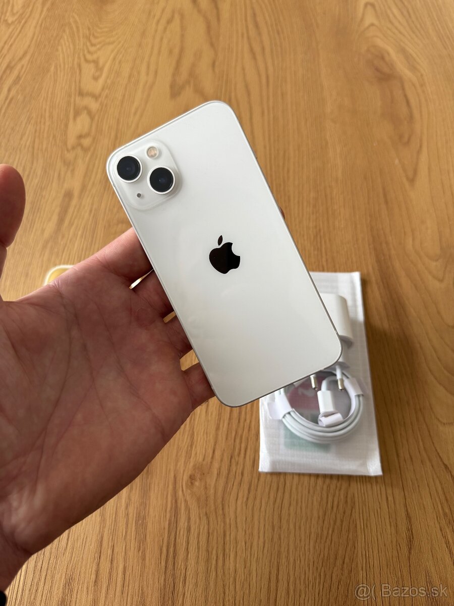 iPhone 13 256 gb Starlight v záruke + príslušenstvo