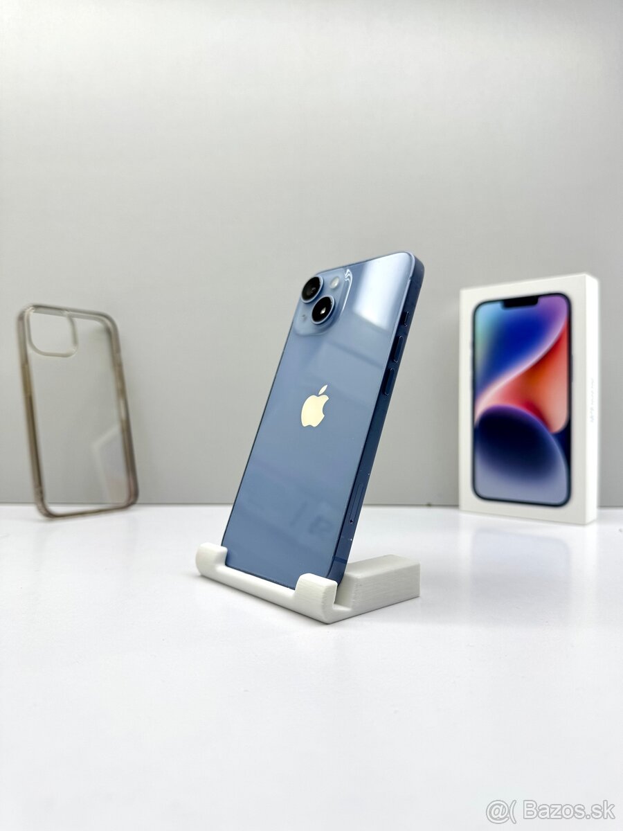 iPhone 14 BLUE 128GB NOVÁ BATÉRIA 100% ZDRAVIE