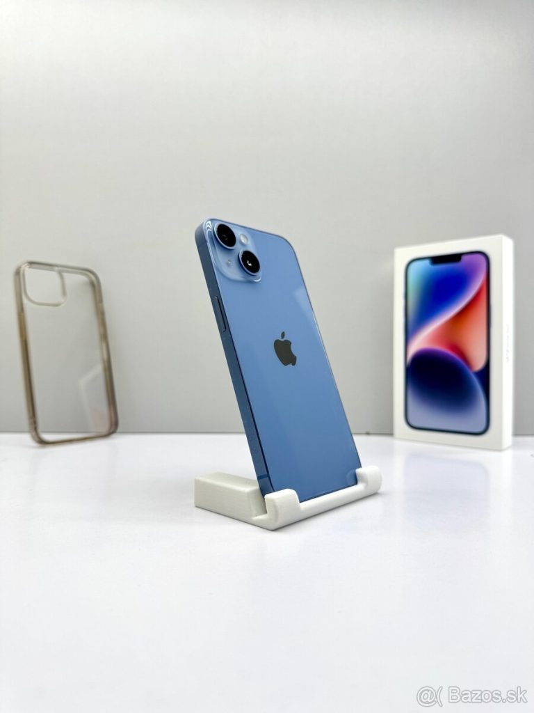 iPhone 14 BLUE 128GB NOVÁ BATÉRIA 100% ZDRAVIE