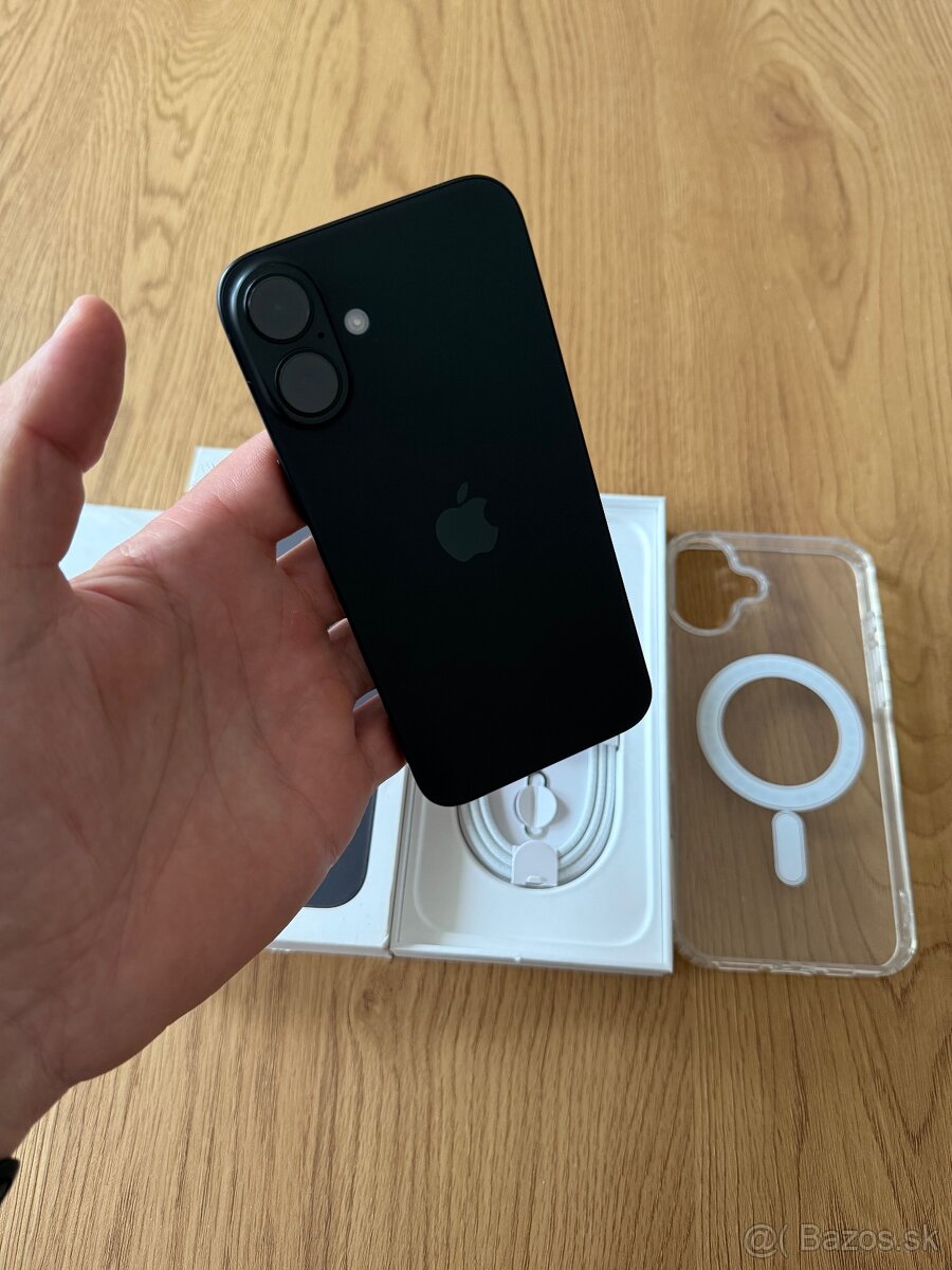 iPhone 16 Plus 128 gb Black – nepoužívaný , záruka