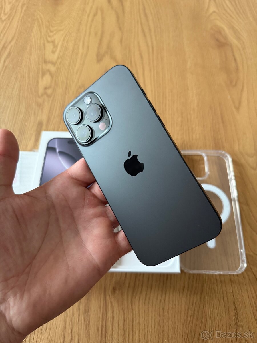 iPhone 16 Pro Max 256 gb Black Titanium – nepoužívaný zaruka