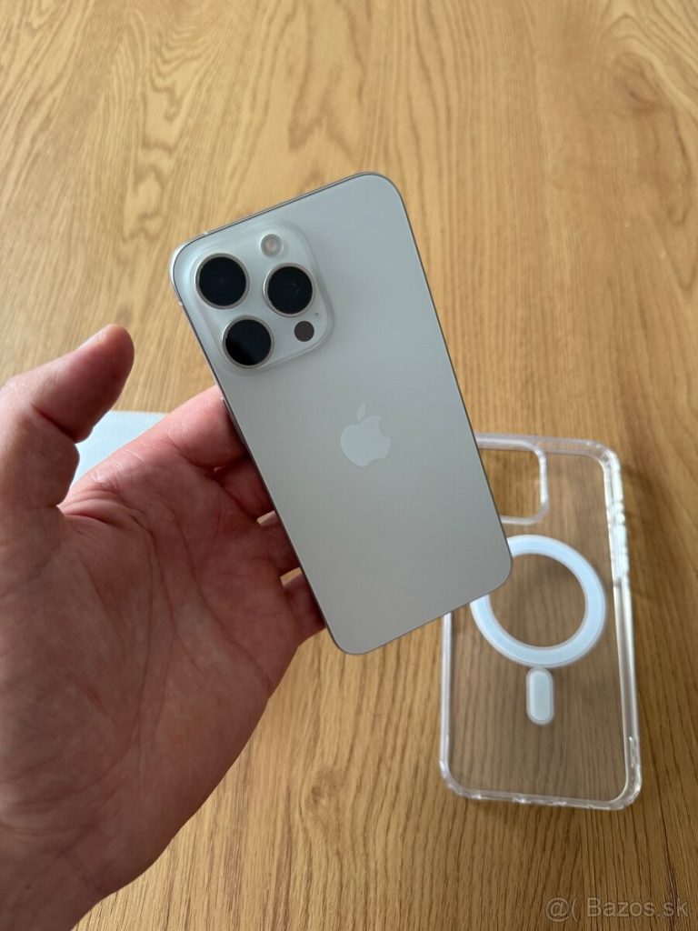 iPhone 15 Pro Max 256 gb White Titanium v záruke