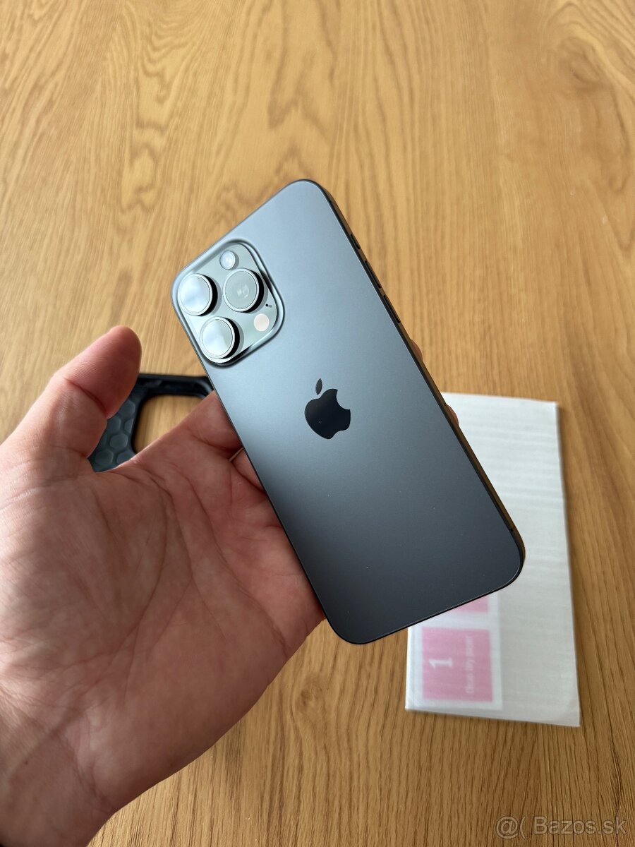 iPhone 15Pro Max 256gb Black Titanium v záruke príslušenstvo