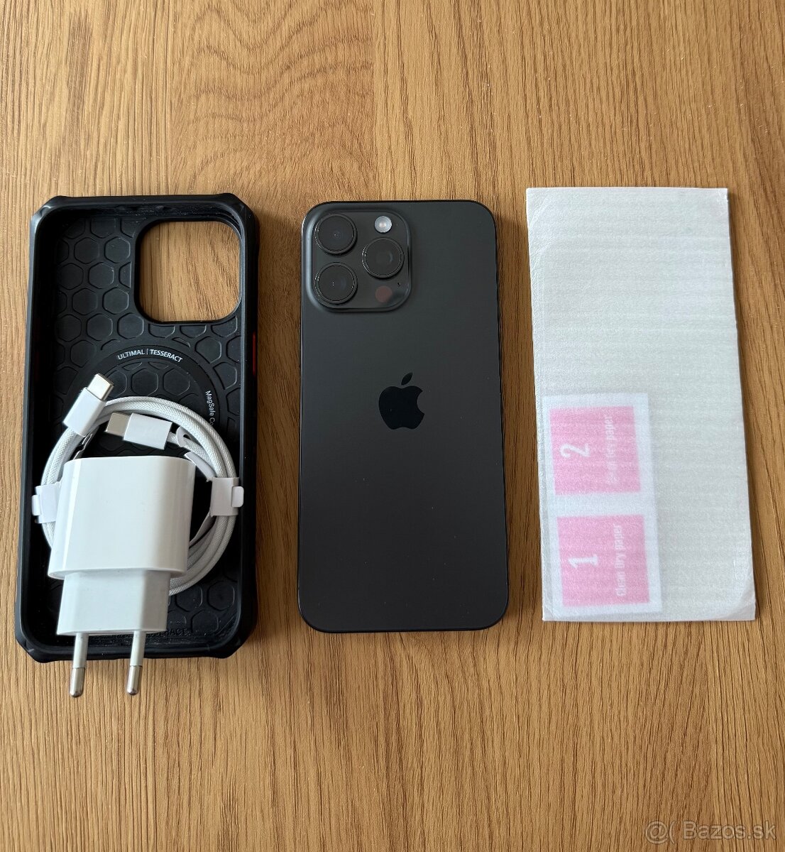 iPhone 15Pro Max 256gb Black Titanium v záruke príslušenstvo