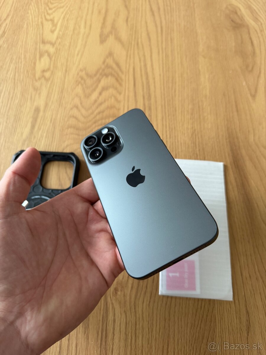 iPhone 15Pro Max 256gb Black Titanium v záruke príslušenstvo