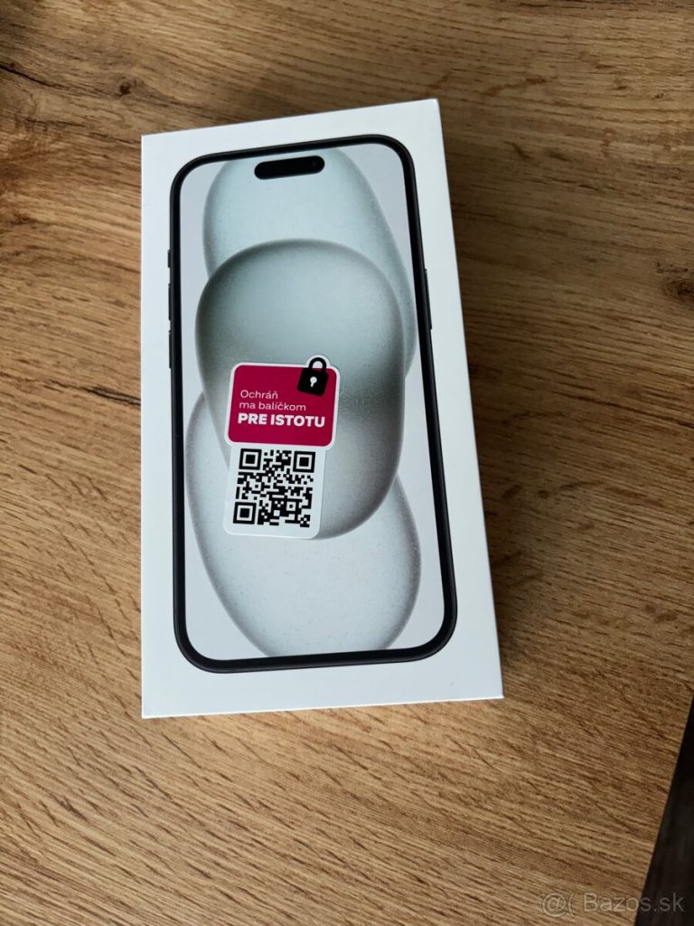 Apple iPhone 15 black 128 GB NOVÝ