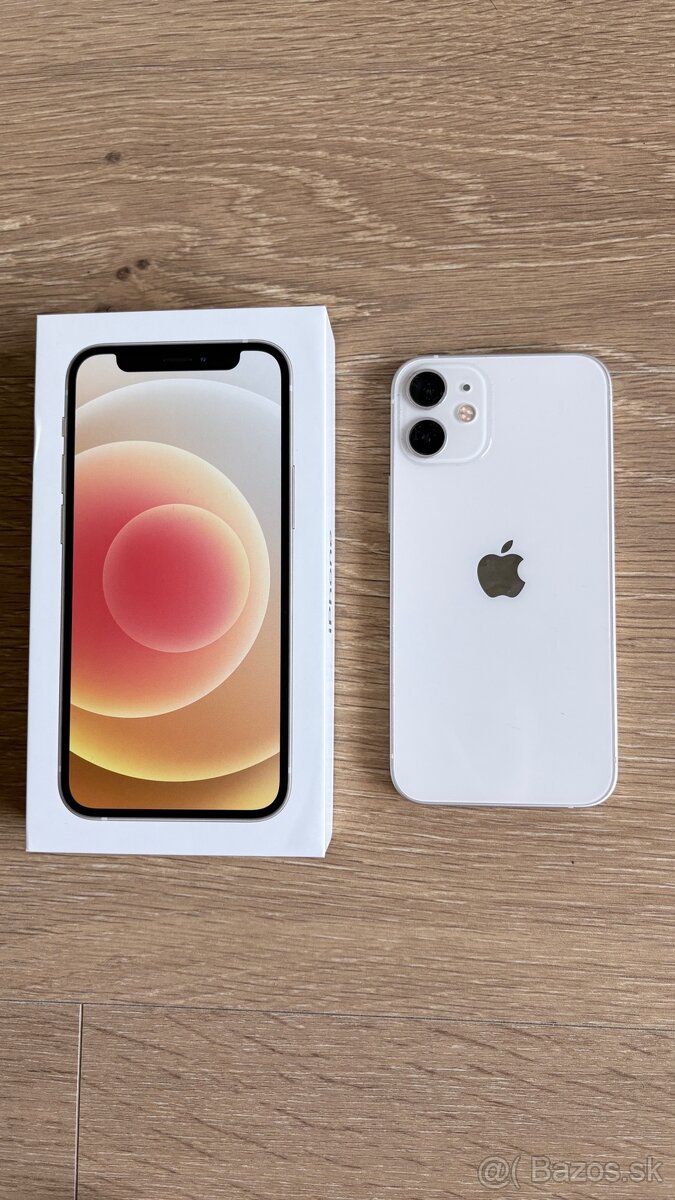 Iphone 12 mini biely/white 64GB