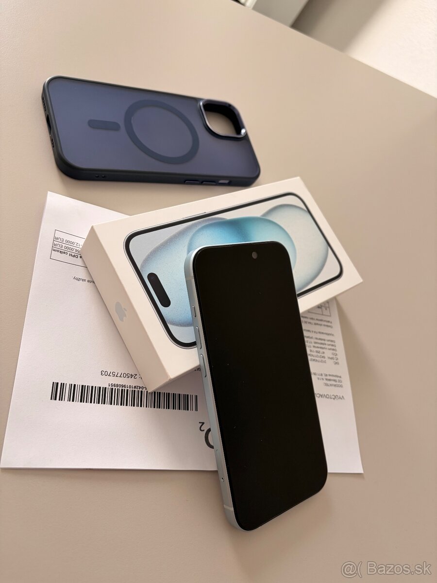 Apple iPhone 15 black 128 GB NOVÝ