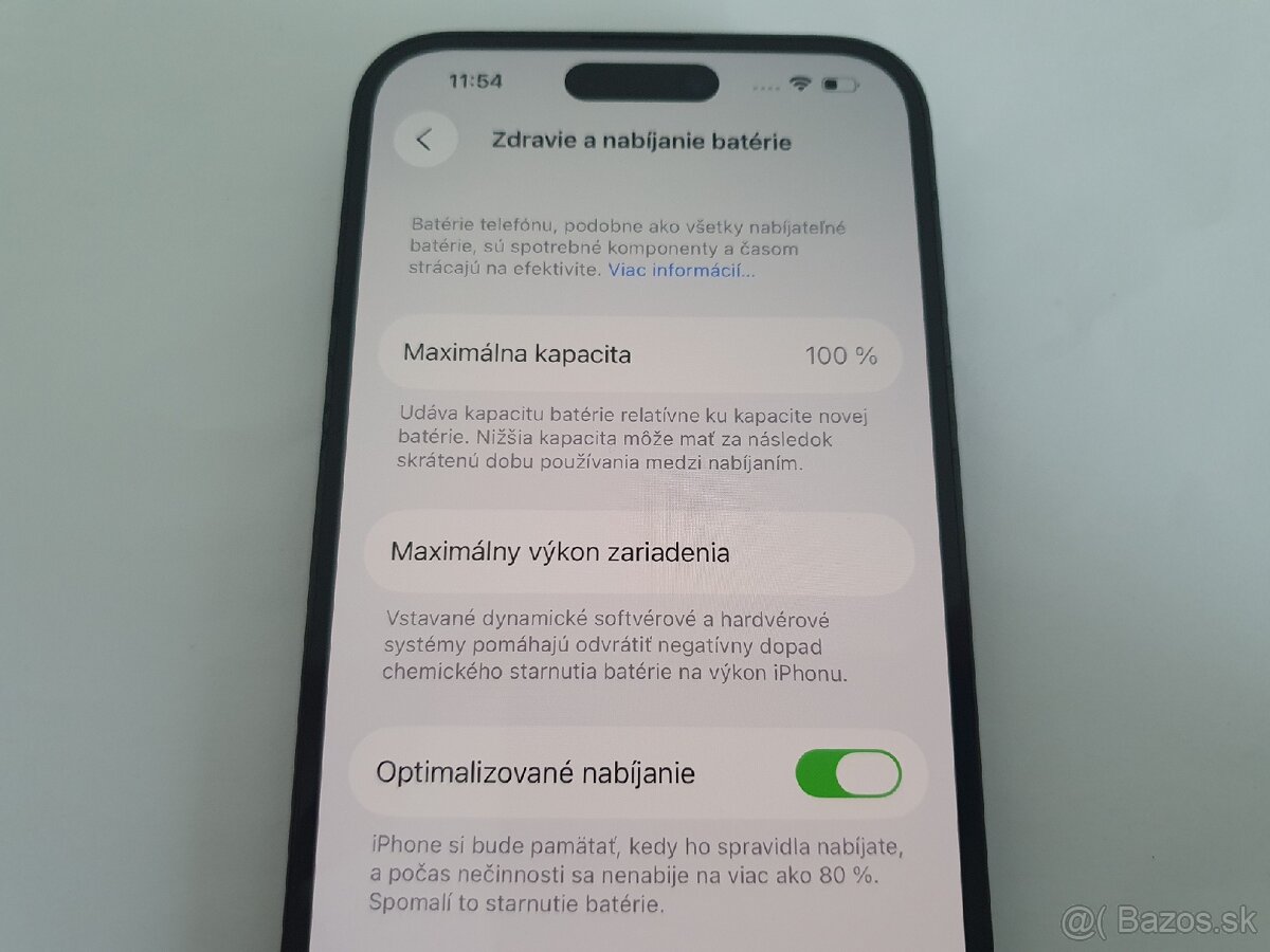 iPhone 14 Pro 256GB 100% kapacita batérie