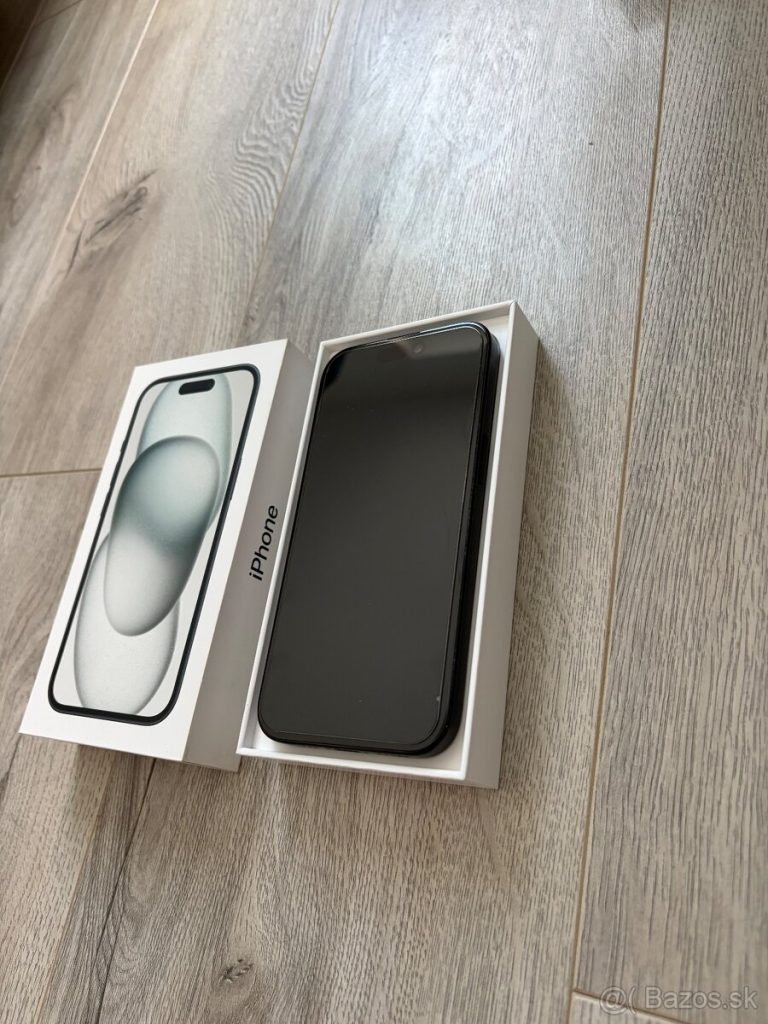 Predám iPHONE 15 Black 128GB v stave ako nový
