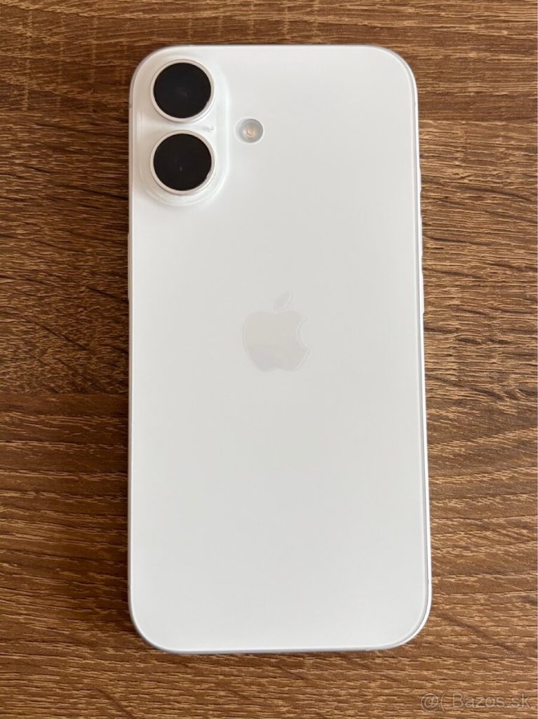 Apple iPhone 16 128 GB – Biely | AKO NOVÝ