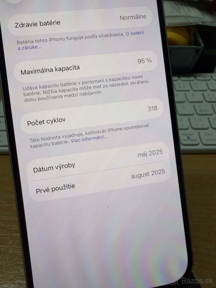 Apple iphone 16 biely 128GB