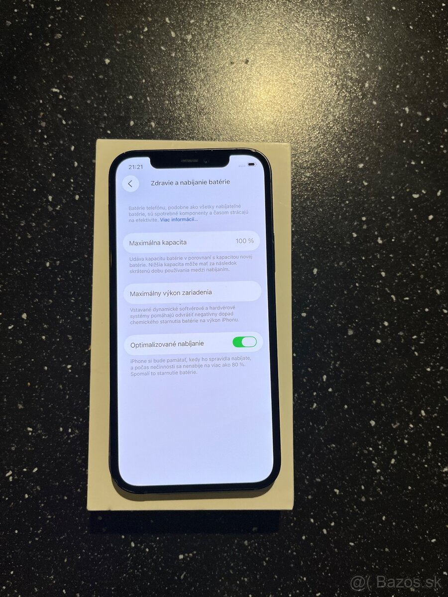 iPhone 12 čierny zdravie 100%