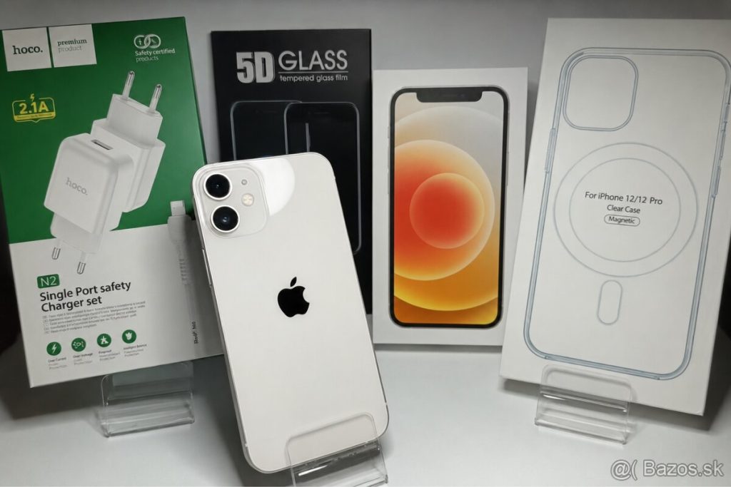 IPhone 12 64GB White ORIGINAL BAT.100% TOP STAV