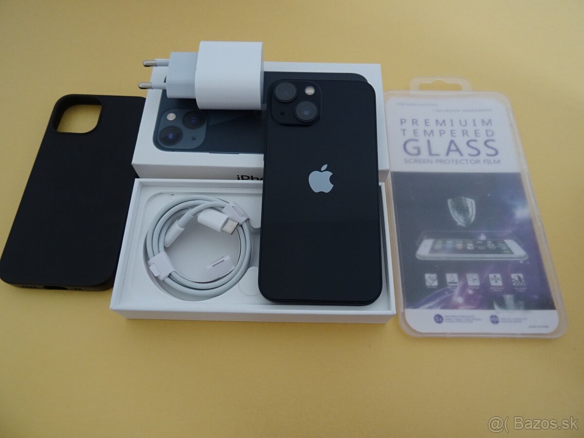 iPhone 13 Mini 128GB MIDNIGHT – ZÁRUKA 1 ROK – 100% BATERIA