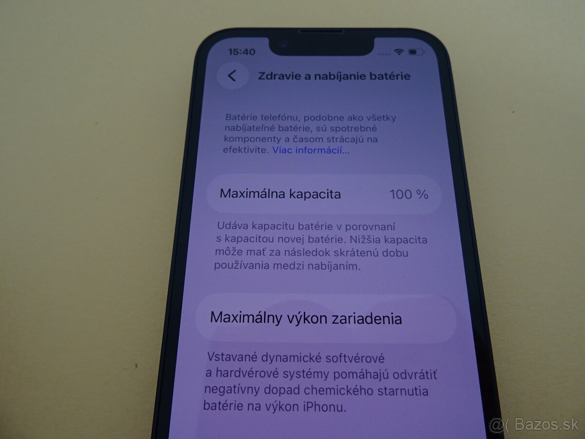 iPhone 13 Mini 128GB MIDNIGHT – ZÁRUKA 1 ROK – 100% BATERIA
