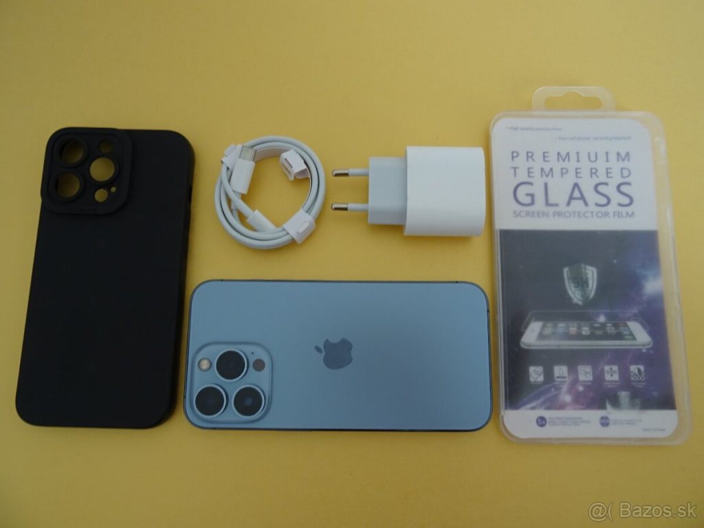 iPhone 13 PRO 128GB BLUE – ZÁRUKA 1 ROK – 100% BATERIA