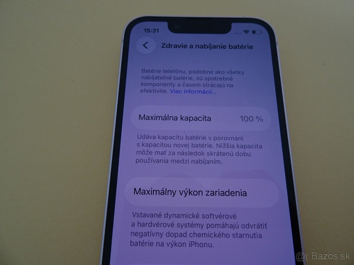 iPhone 13 Mini 128GB PINK – ZÁRUKA 1 ROK – 100% BATERIA