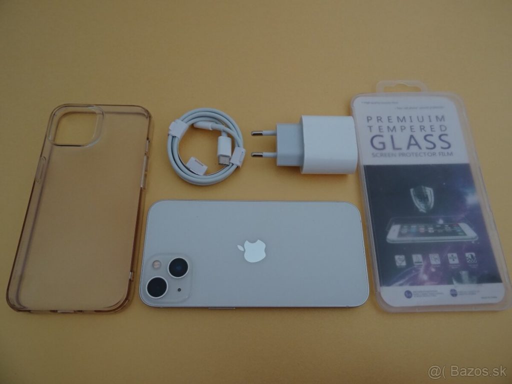 iPhone 13 256GB STARLIGHT – ZÁRUKA 1 ROK – 100% BATERIA