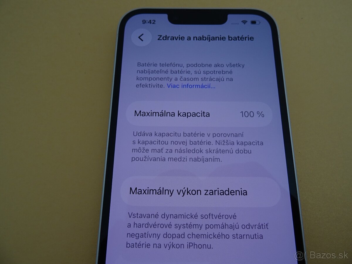 iPhone 13 256GB STARLIGHT – ZÁRUKA 1 ROK – 100% BATERIA